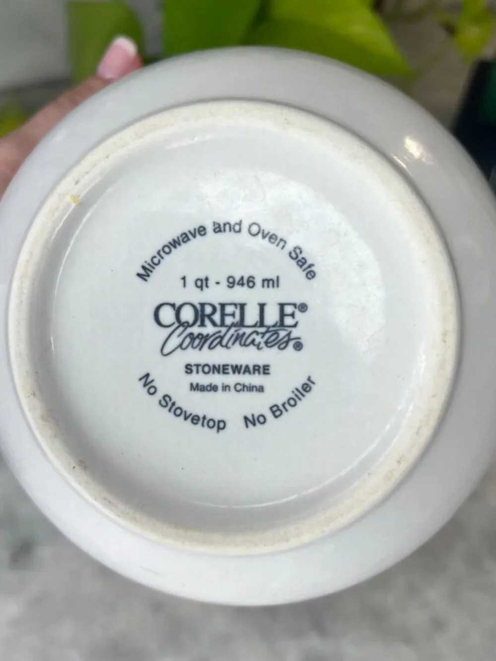 Corelle Coordinates 1.5 Qt Casa Flora Bella Vista Mixing Bowl Yellow Stoneware